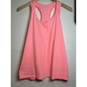 Athletic Works Tank‎ Top Racerback Sleeveless Activewear Top Coral S/CH (4-6)